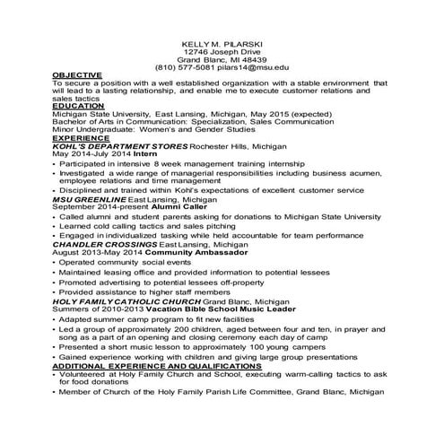 Resume M Slaughter-updated | DOC