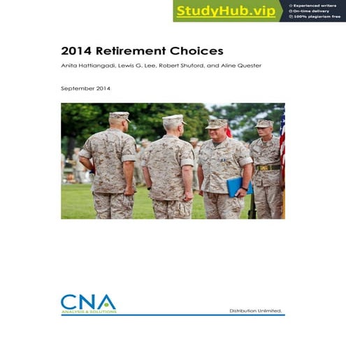 2014 Retirement Choices