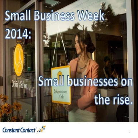 Small Business Revenue on the Rise According to New Constant Contact Survey 2014
