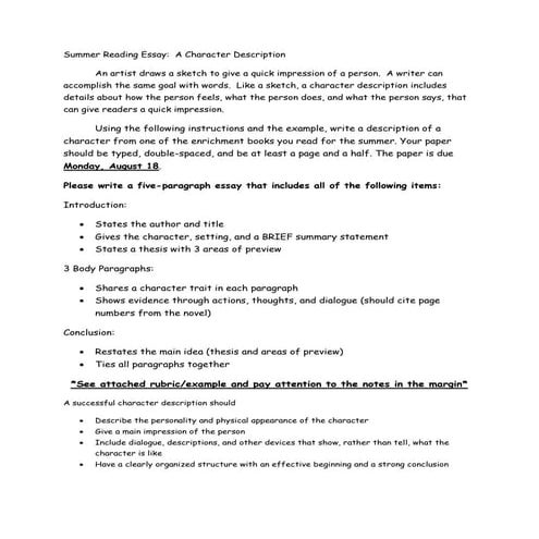 Thesis statement 7th grade | PDF