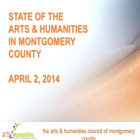 2014 state of arts humanities montgomery county final