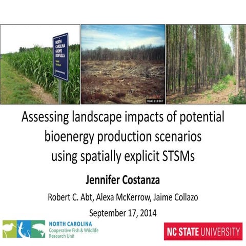 Landscape impacts of bioenergy production using state-and-transition modeling 