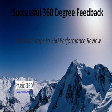 360 degree feedback performance appraisal reviews