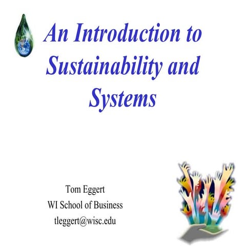 Introduction to Sustainability