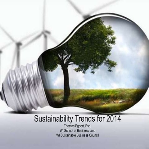 2014 sustainability trends