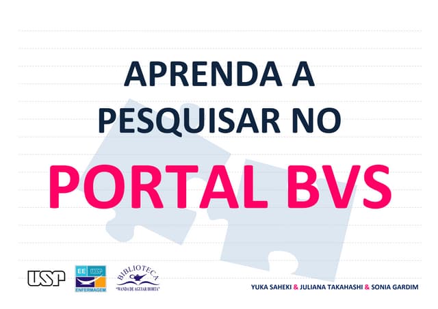 Aprenda a pesquisar no Portal BVS -...