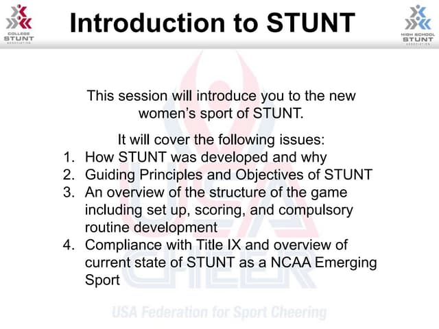 Introduction to STUNT