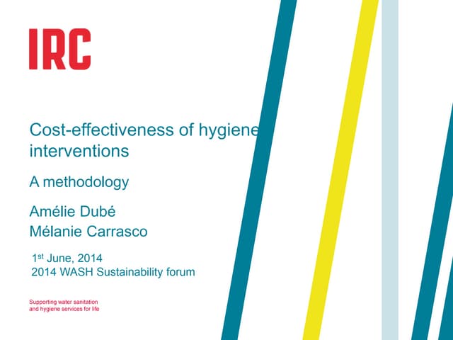 Cost effectiveness of hygiene inter...
