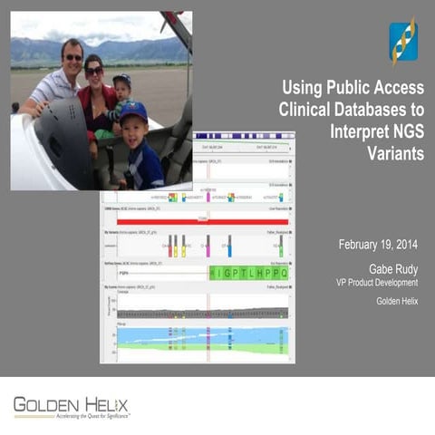 Using Public Access Clinical Databases to Interpret NGS Variants