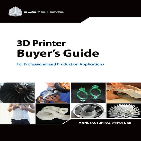 3D Systems White Paper 3D printer buyer guide