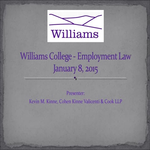 2014 williams employment law seminar