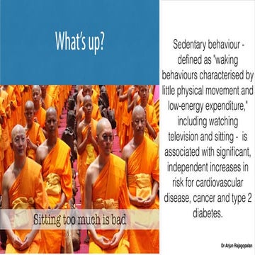 Exercise does not entirely counter the harm from sedentary lifestyles