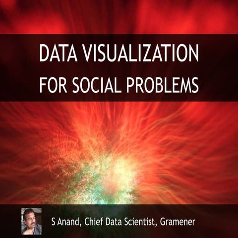Data visualization for social problems