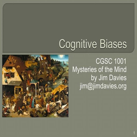 Cognitive Biases