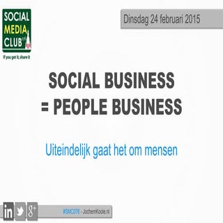 Social business = people business -...