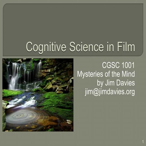 Cognitive Science in Film