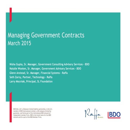 2015-03-10 Managing Government Contracts