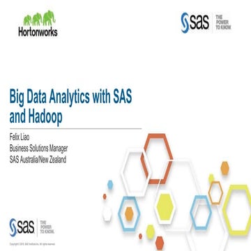 2015 HortonWorks MDA Roadshow Presentation