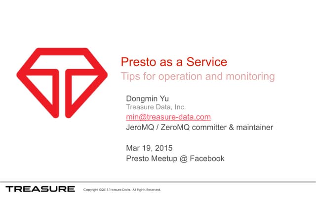 Presto meetup 2015-03-19 @Facebook