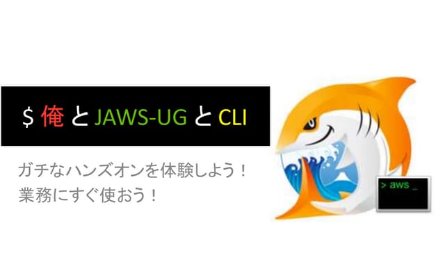 俺と JAWS-UG と CLI