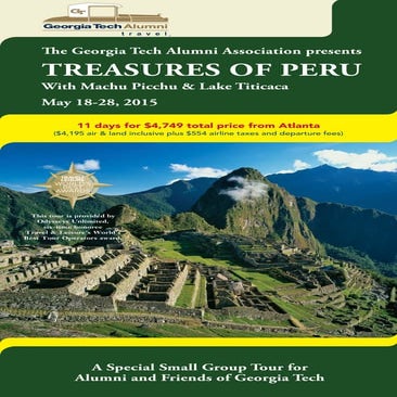 Peru Itinerary | PDF