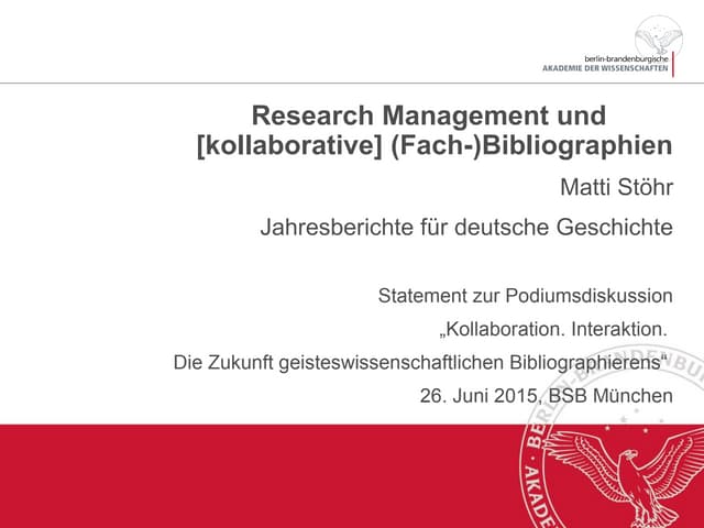 Research Management und [kollaborat...