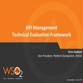 API Management Platform Technical E...