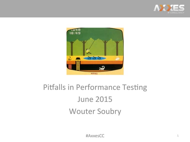 Pitfalls in Performance Testing AxxesCC 06/2015