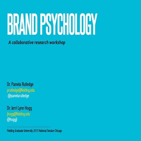 Brand Psychology Workshop
