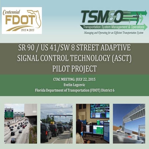adaptive signal control technology along sw 8th street pilot project