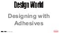 Designing with Adhesives