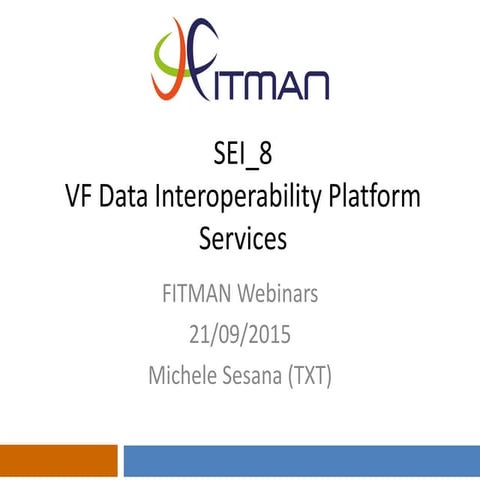 Fitman webinar 2015 09-21 VF Data Interoperability Platform Services (DIPS)