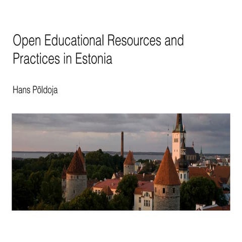 Open Educational Resources and Practices in Estonia
