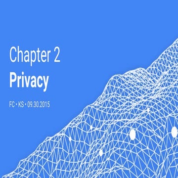 Ethics in Technology - Privacy