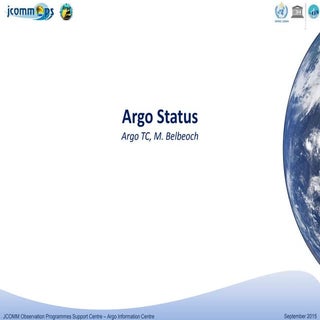 Argo Status Report - 2015/09 