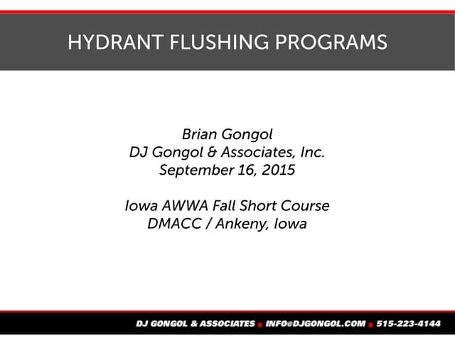 Flushing cleaning procedure | PDF