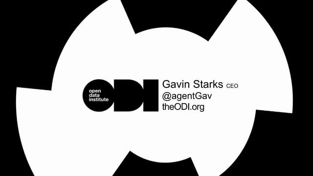 2015 ODI Summit — Embracing Generation Open & Network Thinking — Gavin Starks