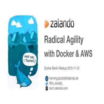 Docker Berlin Meetup Nov 2015: Zalando Intro