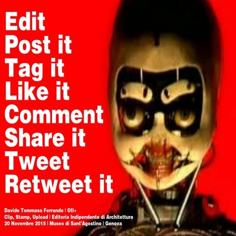 Edit Post it Tag it Like it Comment Share it Tweet Retweet it