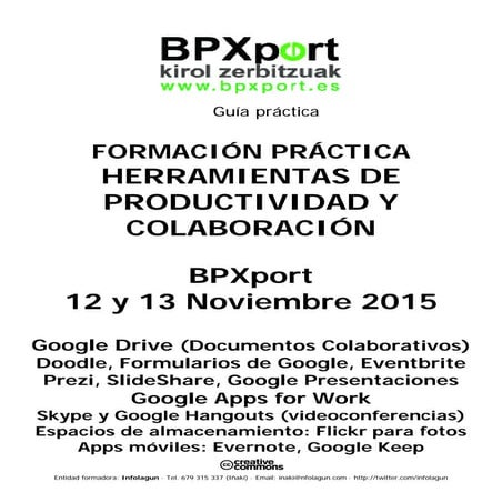 Guía práctica de herrmientas de productividad y colaboración