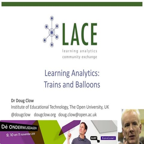 Learning Analytics: Balloons and Trains