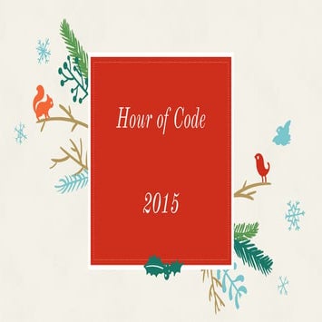 Hour of Code 2015 - Elementary School