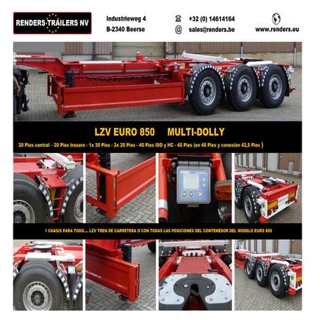 SEMIRREMOLQUE EURO 850 MULTY DOLLY MEGA TRAILER RENDERS