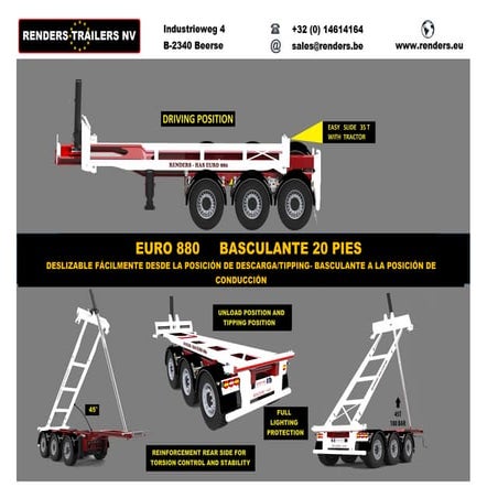 SEMIRREMOLQUE EURO 880 BASCULANTE RENDERS