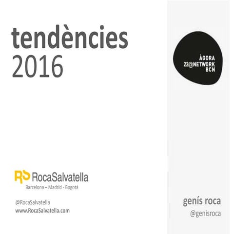 Tendències 2016
