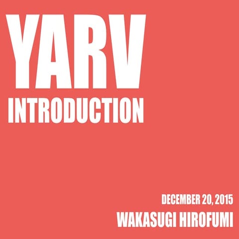 YARV INTRODUCTION