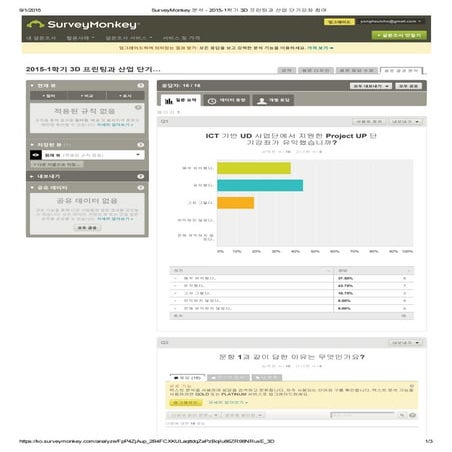 2015 1학기 3D 프린팅과 산업 단기강좌 참여