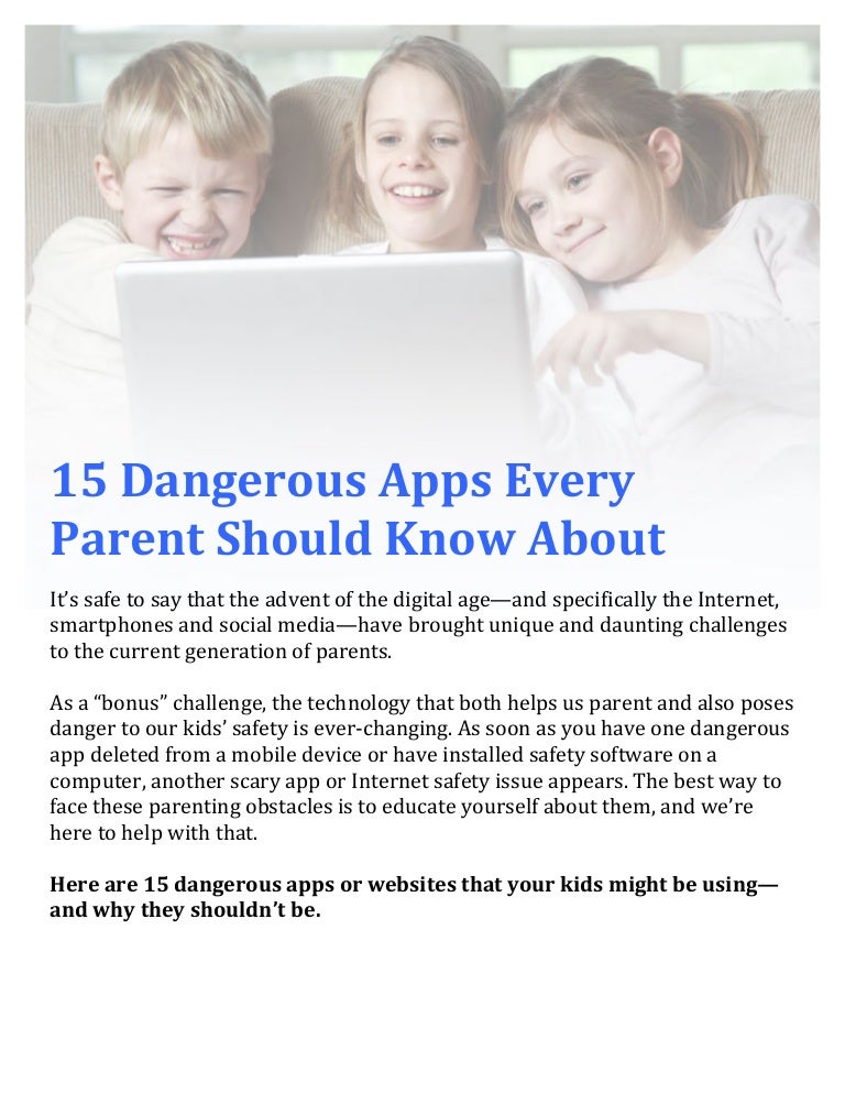 15 Dangerous Apps
