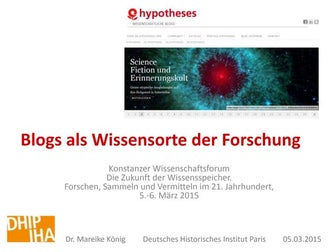 2015.03.05 blogs als wissensorte der forschung