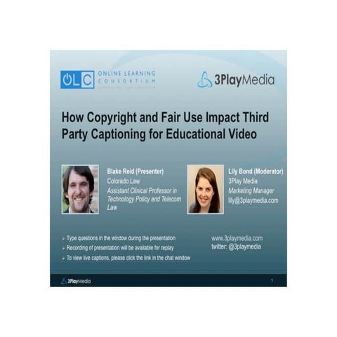 How Copyright Law and Fair Use Impact Third Party Captioning